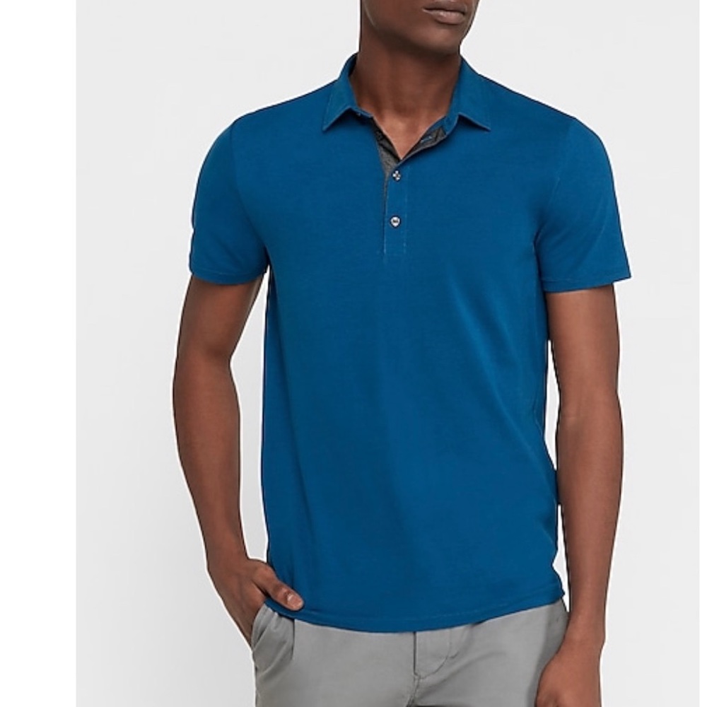 Express solid performance polo